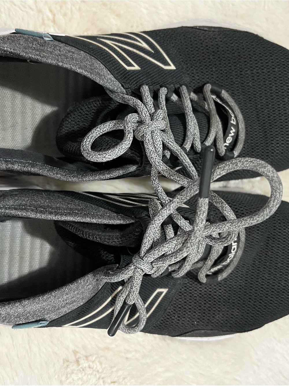 New Balance Women's Black and Gray Athletic Running Shoes